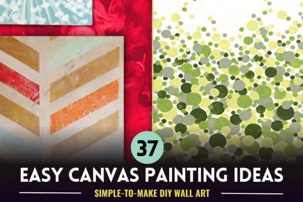 diy art ideas - DIY Canvas Painting Ideas - Cool and Easy Wall Art Ideas You Can Make On A Budget #painting #diyart #diygifts