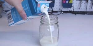 Watch The Magic That Happens When He Pours Heavy Cream Into A Mason Jar And Shakes It!