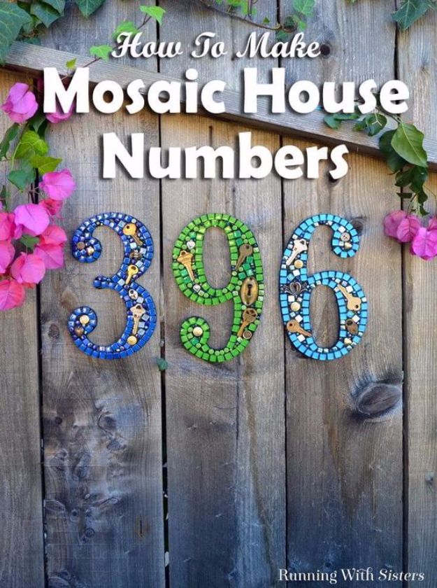 35 Creative DIY House Numbers