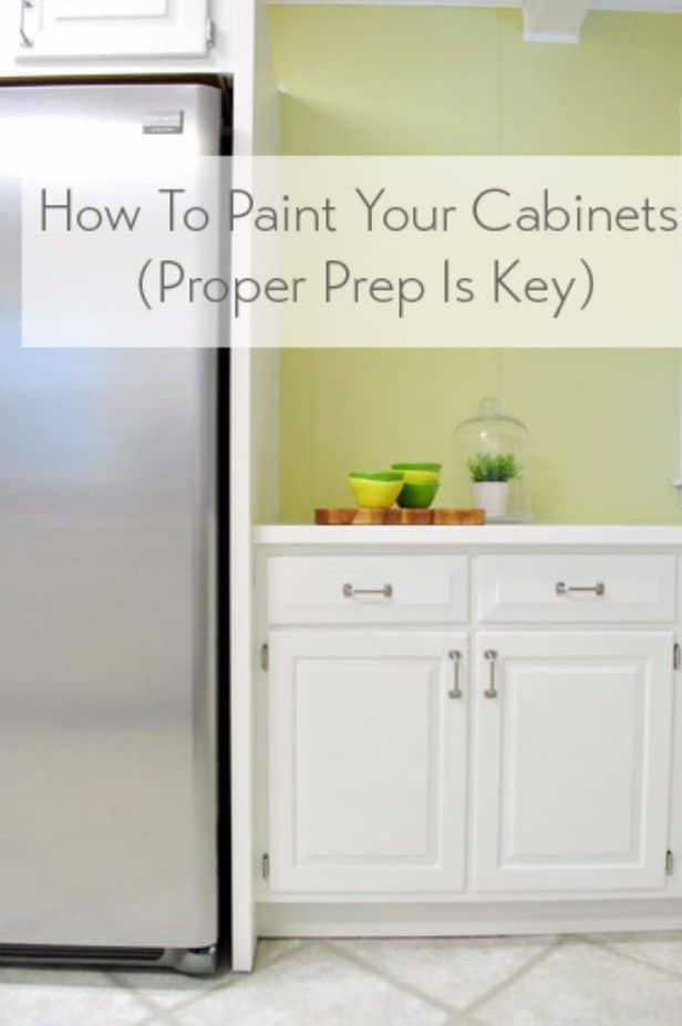 DIY Home Improvement On A Budget - Paint Your Cabinets - Easy and Cheap Do It Yourself Tutorials for Updating and Renovating Your House - Home Decor Tips and Tricks, Remodeling and Decorating Hacks - DIY Projects and Crafts by DIY JOY