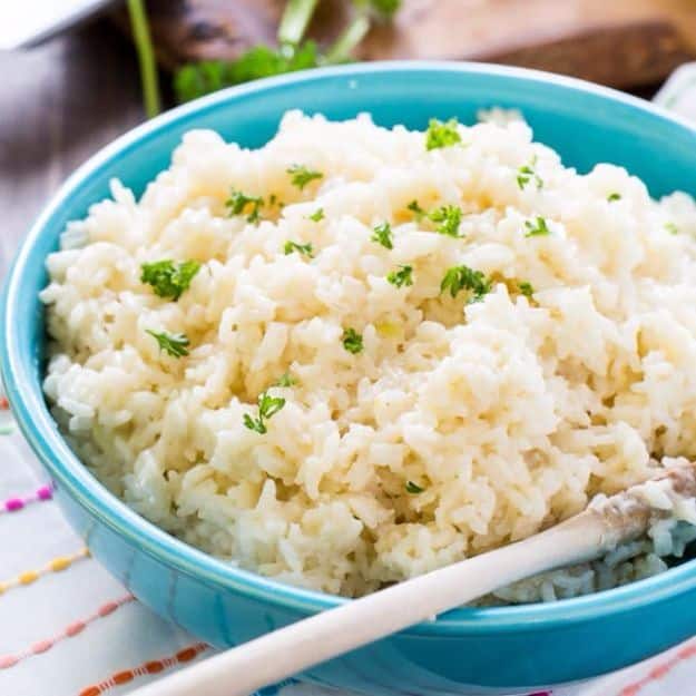 Best Rice Recipes - Parmesan Rice - Easy Ideas for Quick Meals Made From a Bag of Rice - Healthy Recipes With Brown, White and Arborio Rice - Cheesy, Fried, Asian, Mexican Flavored Dinner Dishes and Side Dishes - DIY Projects and Crafts by DIY JOY 