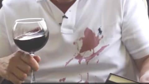 He Spills Red Wine On His Shirt And Removes It With This Easy Solution (Watch!) | DIY Joy Projects and Crafts Ideas