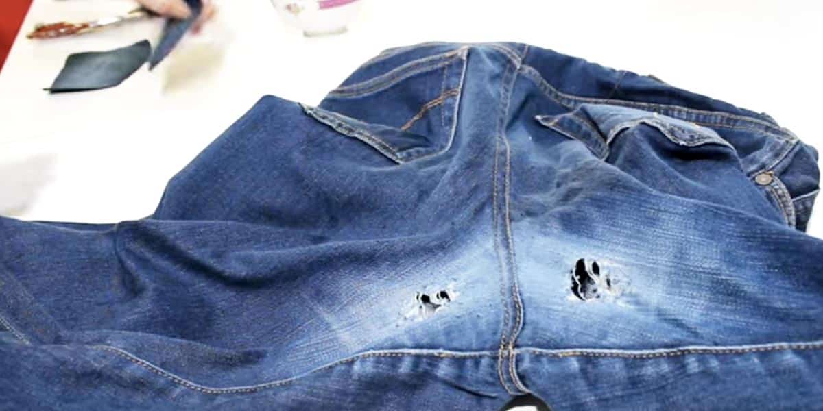 samling Far burst How to Repair Holes In Jeans