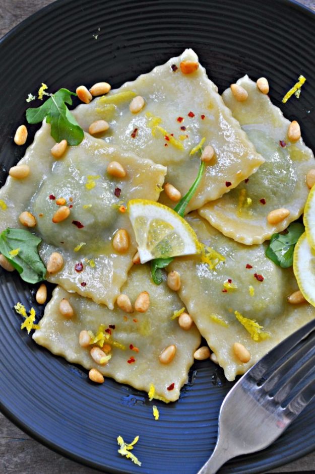 Best Broccoli Recipes - Vegan Broccoli Rabe Pesto Ravioli - Recipe Ideas for Roasted, Steamed, Fresh or Frozen, Healthy, Cheesy, Soup, Salad, Casseroles and Side Dish Vegetables Made With Broccoli. Shrimp, Chicken, Pasta and Paleo Recipes. Easy Dinner, healthy vegetable recipes 