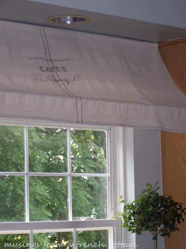 Cool DIY Ideas With Tension Rods - Window Awning - Quick Do It Yourself Projects, Easy Ways To Save Money, Hacks You Can Do With A Tension Rod - Window Treatments, Small Spaces, Apartments, Storage