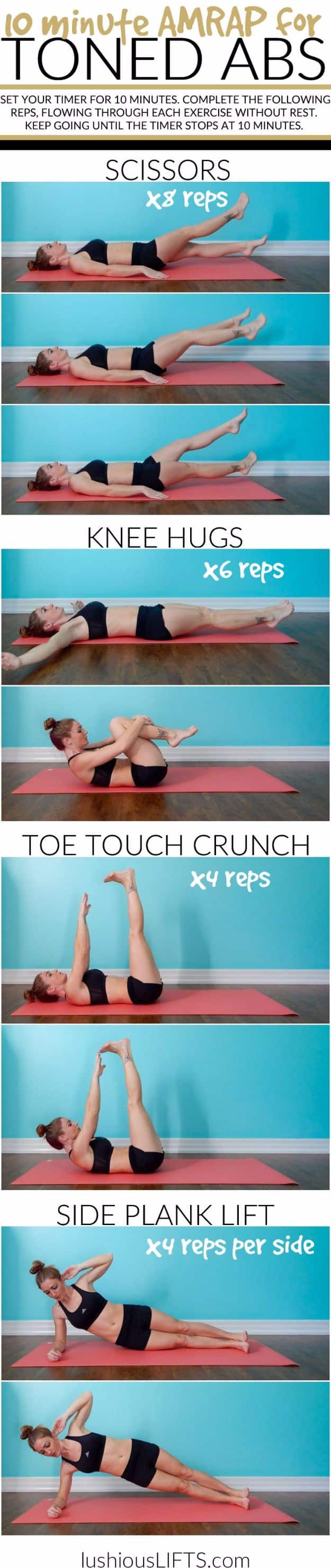 30 Ten Minute Workouts To Help Get In Shape Without Going to The Gym