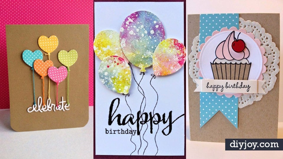 30 Creative Ideas  for Handmade  Birthday  Cards 