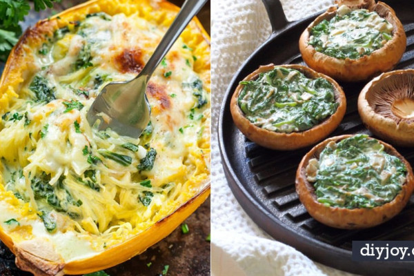 Best Spinach Recipes - Easy, Healthy Lowfat Recipe Ideas for Dinner, Salads, Lunches, Sides, Smoothies and Even Dessert - Qucik and Creative Ideas for Vegetables - Cheesy, Creamed, Country Style Favorites for Family and For Kids