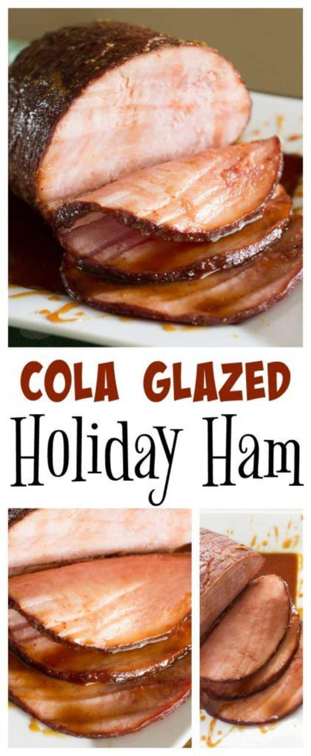 Best Coca Cola Recipes - Coca Cola Glazed Ham - Make Awesome Coke Chicken, Coca Cola Cake, Meatballs, Sodas, Drinks, Sweets, Dinners, Meat, Slow Cooker and Recipe Ideas #cocacola #recipes #desserts