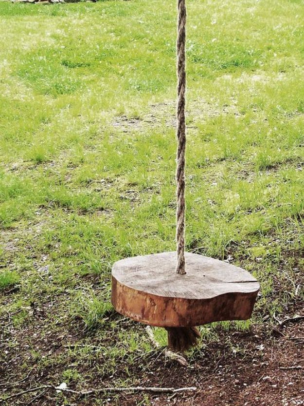  DIY Swings - DIY Tree Swing - Best Do It Yourself Swing Projects and Tutorials for Tire, Rocking, Hanging, Double Seat, Porch, Patio and Yard. Easy Ideas for Kids and Adults - Make The Best Backyard Ever This Summer With These Awesome Seating and Play Ideas for Swings - Creative Home Decor and Crafts by DIY JOY 