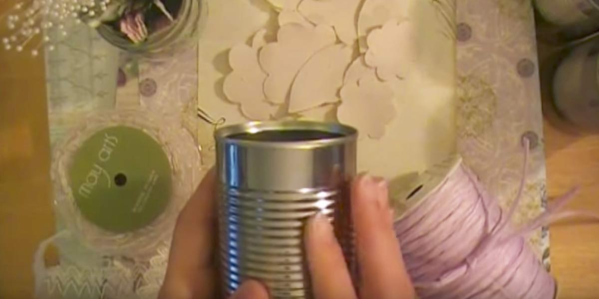 You Won’t Believe What She Transforms Plain Old Tin Cans Into (Watch!) | DIY Joy Projects and Crafts Ideas