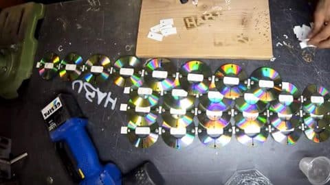 I Was Shocked When I Saw What He Made Out Of His Used CD’s (Watch!) | DIY Joy Projects and Crafts Ideas