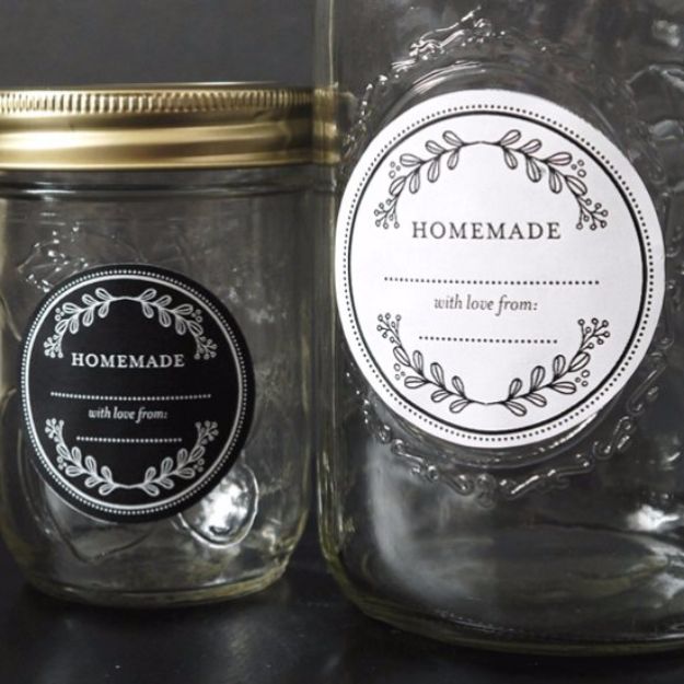 31 Free Printables and Templates for Mason Jars