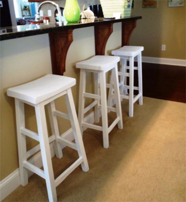 diy barstools - Make Your Own Bar Stools - Easy and Cheap Ideas for Seating and Creative Home Decor - Do It Yourself Bar Stools for Modern, Rustic, Farmhouse, Shabby Chic, Industrial and Simple Classic Decor #barstools #diy