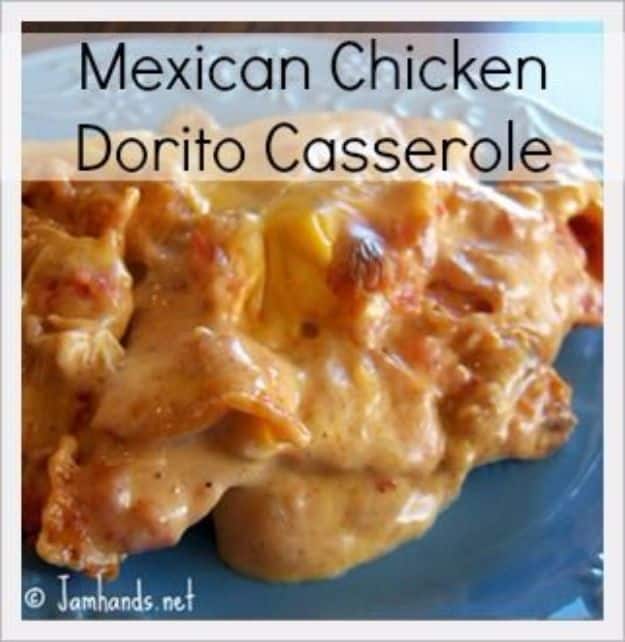 DIY Recipes Made With Doritos - Mexican Dorito Casserole - Best Dorito Recipes for Casserole, Taco Salad, Chicken Dinners, Beef Casseroles, Nachos, Easy Cool Ranch Meals and Ideas for Dips, Snacks and Kids Recipe Tutorials - Quick Lunch Ideas and Recipes for Parties 