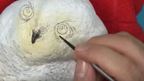 Watch How He Transforms An Ordinary Rock Into A Breathtaking Work Of Art (Free!) | DIY Joy Projects and Crafts Ideas