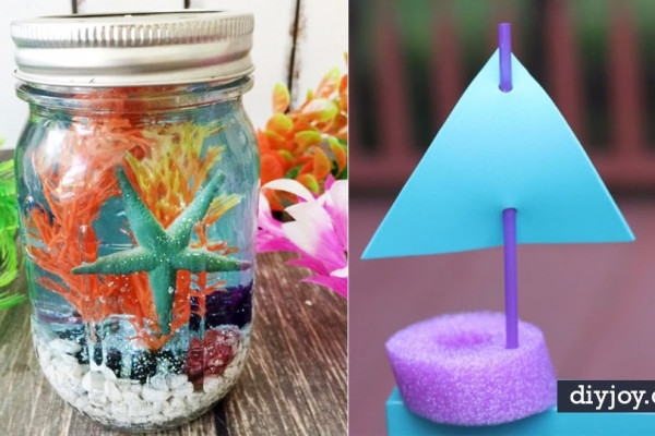 DIY Ideas for Kids To Make This Summer - Fun Crafts and Cool Projects for Boys and Girls To Make at Home - Easy and Cheap Do It Yourself Project Ideas With Paint, Glue, Paper, Glitter, Chalk and Things You Can Find Around The House - Creative Arts and Crafts Ideas for Children