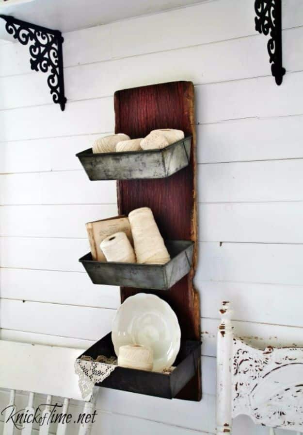 Best Country Decor Ideas - Barn Wood & Bread Tins Wall Bins - Rustic Farmhouse Decor Tutorials and Easy Vintage Shabby Chic Home Decor for Kitchen, Living Room and Bathroom - Creative Country Crafts, Rustic Wall Art and Accessories to Make and Sell 