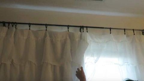 Make Your Own No-Sew Blackout Curtains
