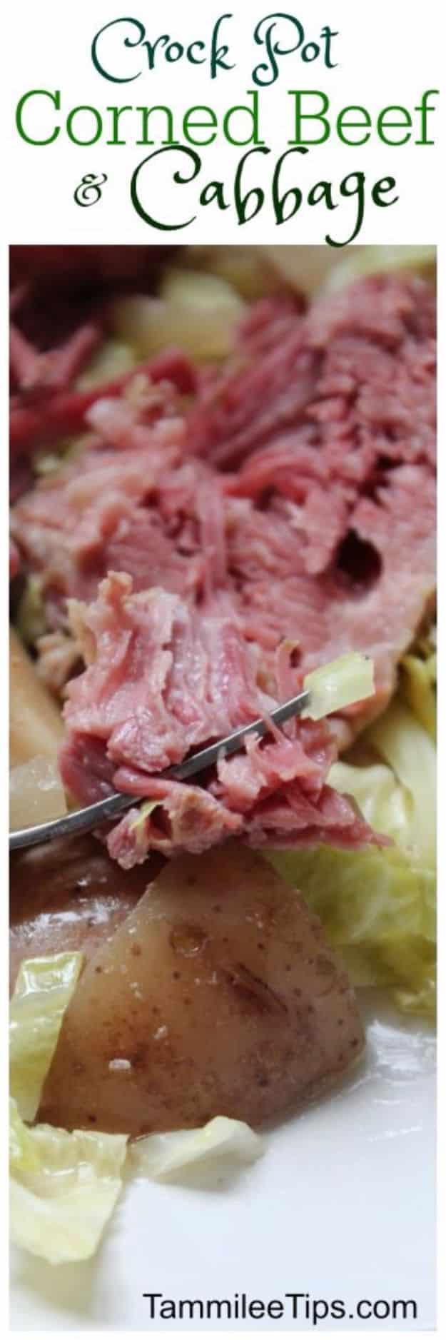 Best Recipes Made With Beer - Crock Pot Corned Beef and Cabbage - Easy Dinner, Lunch and Snack Recipe Ideas Made With Beer - Food for the Slow Cooker and Crockpot, Meat and Chicken Dishes, Appetizers, Homemade Pretzels, Summer BBQ Sauces and PArty Food Ideas 