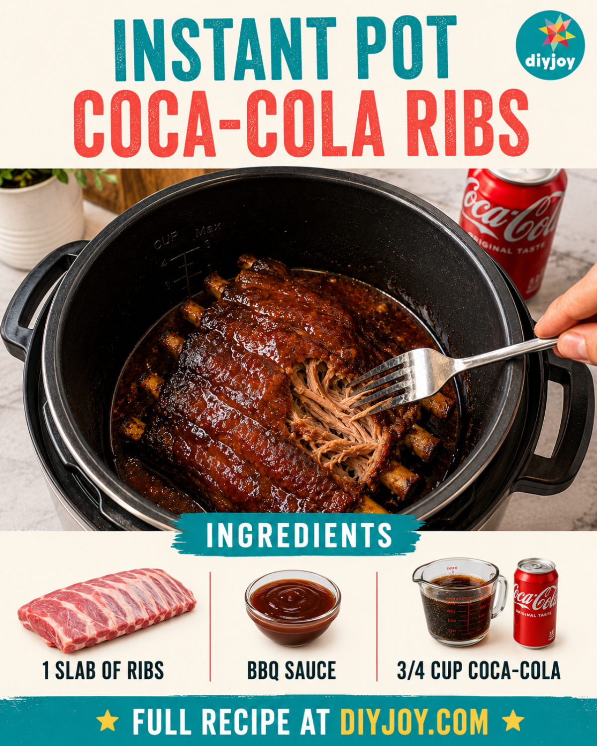 Instant Pot Coca Cola Ribs Recipe