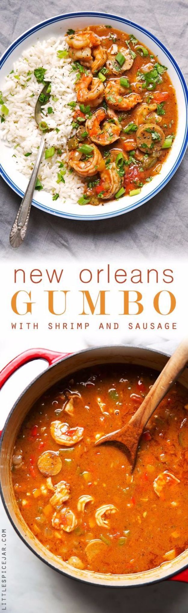 Best Country Cooking Recipes - New Orleans Gumbo Shrimp With Sausage - Easy Recipes for Country Food Like Chicken Fried Steak, Fried Green Tomatoes, Southern Gravy, Breads and Biscuits, Casseroles and More - Breakfast, Lunch and Dinner Recipe Ideas for Families and Feeding A Crowd - Step by Step Instructions for Making Homestyle Dips, Snacks, Desserts #recipes