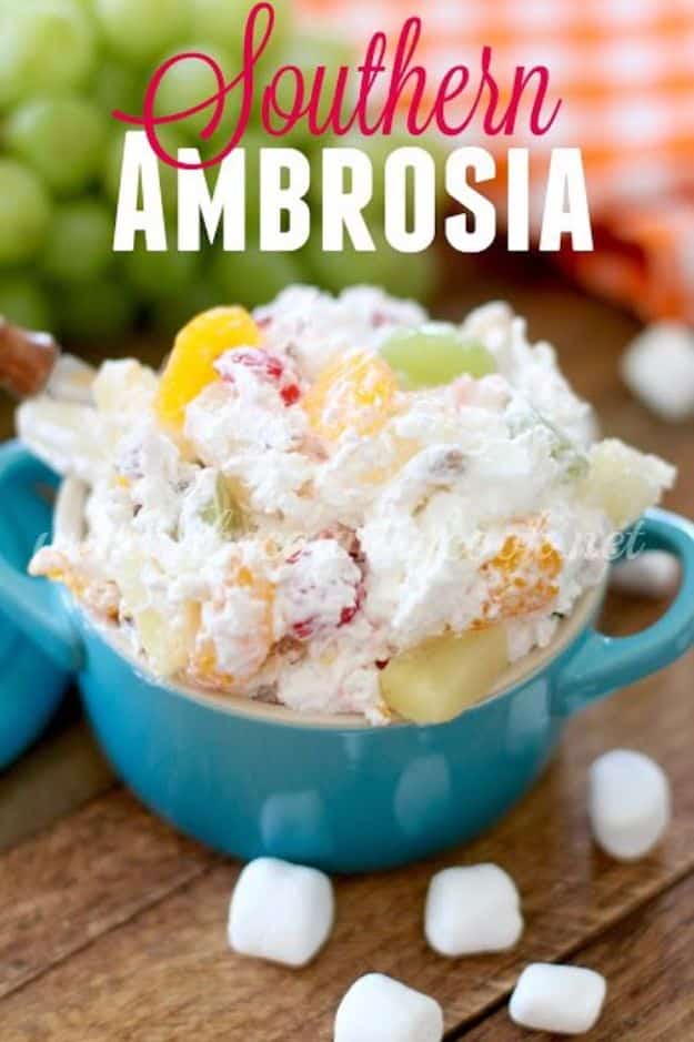 Best Country Cooking Recipes - Southern Ambrosia - Easy Recipes for Country Food Like Chicken Fried Steak, Fried Green Tomatoes, Southern Gravy, Breads and Biscuits, Casseroles and More - Breakfast, Lunch and Dinner Recipe Ideas for Families and Feeding A Crowd - Step by Step Instructions for Making Homestyle Dips, Snacks, Desserts #recipes