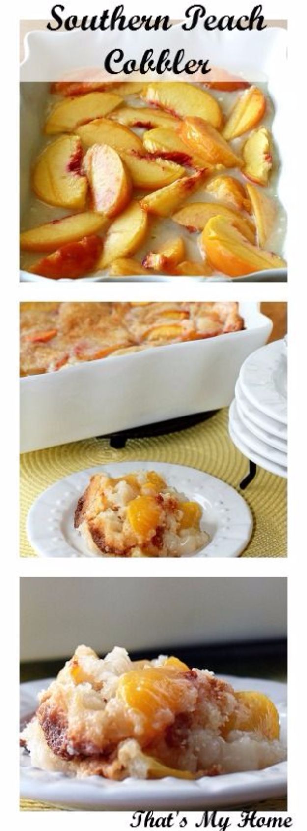 Best Country Cooking Dessert Recipes - Southern Peach Cobbler - Easy Recipes for Country Food Like Chicken Fried Steak, Fried Green Tomatoes, Southern Gravy, Breads and Biscuits, Casseroles and More - Breakfast, Lunch and Dinner Recipe Ideas for Families and Feeding A Crowd - Step by Step Instructions for Making Homestyle Dips, Snacks, Desserts #recipes