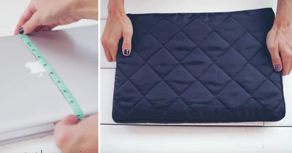 Learn How to Make A Laptop Case | DIY Joy Projects and Crafts Ideas