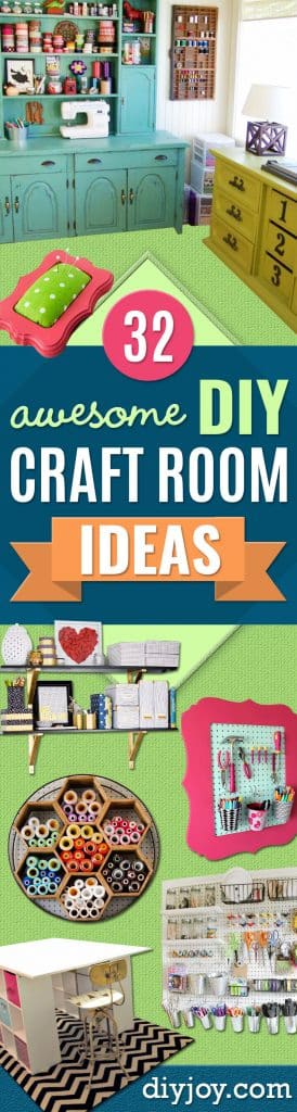 32 DIY Ideas To Make Your #CraftRoomGoals A Reality