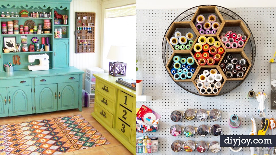 8 DIY Projects For Making A Crafting Armoire  Craft room design, Dream  craft room, Craft room
