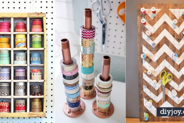 DIY Craft Room Storage Ideas and Craft Room Organization Projects - Cool Ideas for Do It Yourself Craft Storage, Craft Room Decor