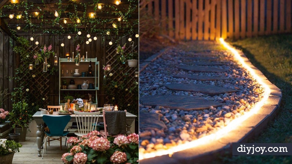 diy garden lights