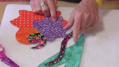 She Cuts Shapes Out Of Fabric And The Easy Thing She Does Next Will Surprise You! | DIY Joy Projects and Crafts Ideas
