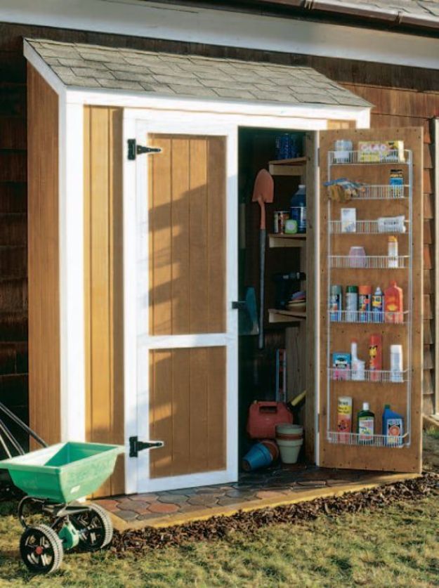 DIY Storage Sheds and Plans - Build A Small Shed - Cool and Easy Storage Shed Makeovers, Cheap Ideas to Build This Weekend, Basic Woodworking Projects to Add Extra Storage Space to Your Home or Small Backyard - How To Build A Shed With Pallets - Step by Step Tutorials and Instructions #storageideas #diyideas #diyhome