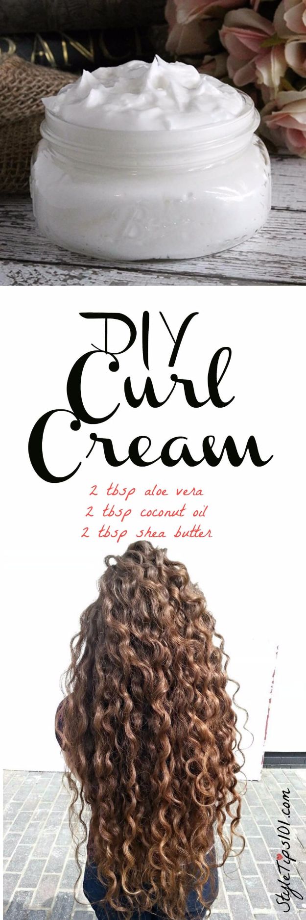 DIY Spa Day Ideas - DIY Curl Cream - Easy Sugar Scrubs, Lotions and Bath Ideas for The Best Pampering You Can Do At Home - Lavender Projects, Relaxing Baths and Bath Bombs, Tub Soaks and Facials - Step by Step Tutorials for Luxury Bath Products 