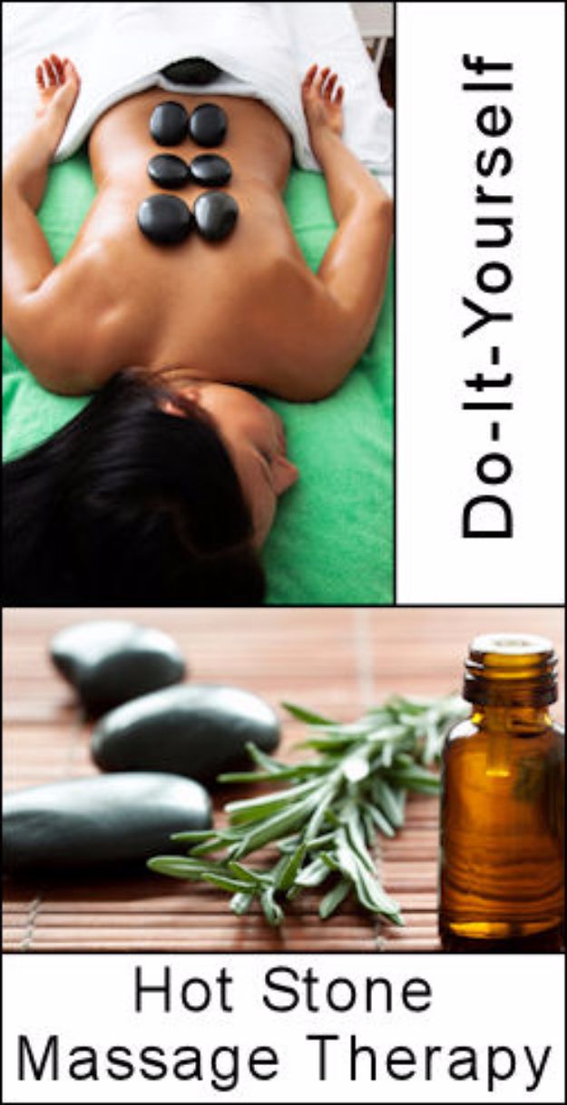 DIY Spa Day Ideas - DIY Hot Stone Massage Therapy - Easy Sugar Scrubs, Lotions and Bath Ideas for The Best Pampering You Can Do At Home - Lavender Projects, Relaxing Baths and Bath Bombs, Tub Soaks and Facials - Step by Step Tutorials for Luxury Bath Products 