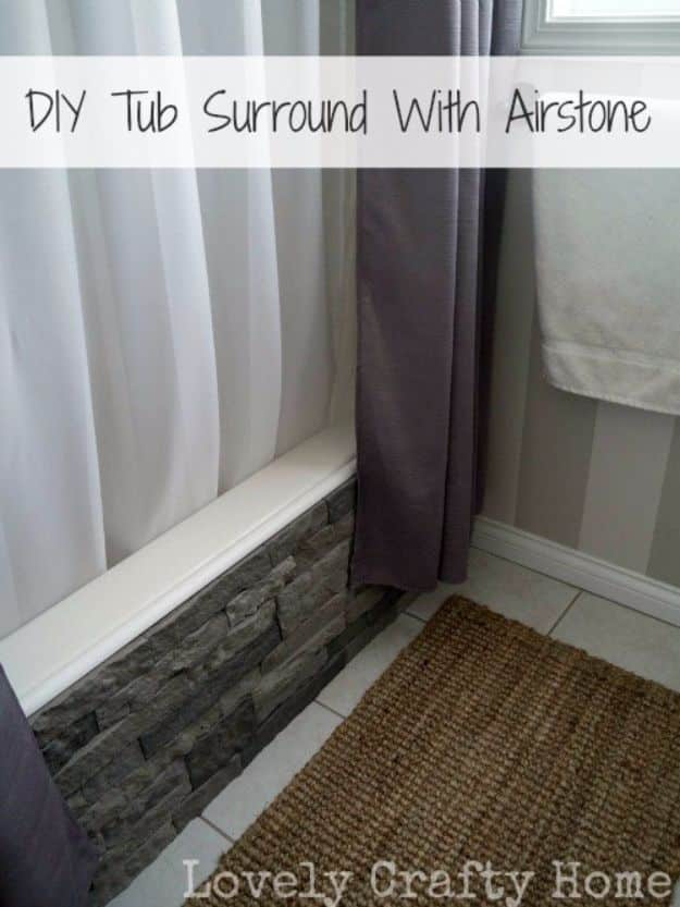 DIY Remodeling Hacks - DIY Tub Surround With Airstone - Quick and Easy Home Repair Tips and Tricks - Cool Hacks for DIY Home Improvement Ideas - Cheap Ways To Fix Bathroom, Bedroom, Kitchen, Outdoor, Living Room and Lighting - Creative Renovation on A Budget - DIY Projects and Crafts by DIY JOY 