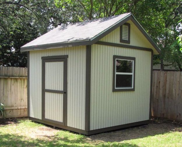 DIY Storage Sheds and Plans - Gable Shed Plans - Cool and Easy Storage Shed Makeovers, Cheap Ideas to Build This Weekend, Basic Woodworking Projects to Add Extra Storage Space to Your Home or Small Backyard - How To Build A Shed With Pallets - Step by Step Tutorials and Instructions #storageideas #diyideas #diyhome