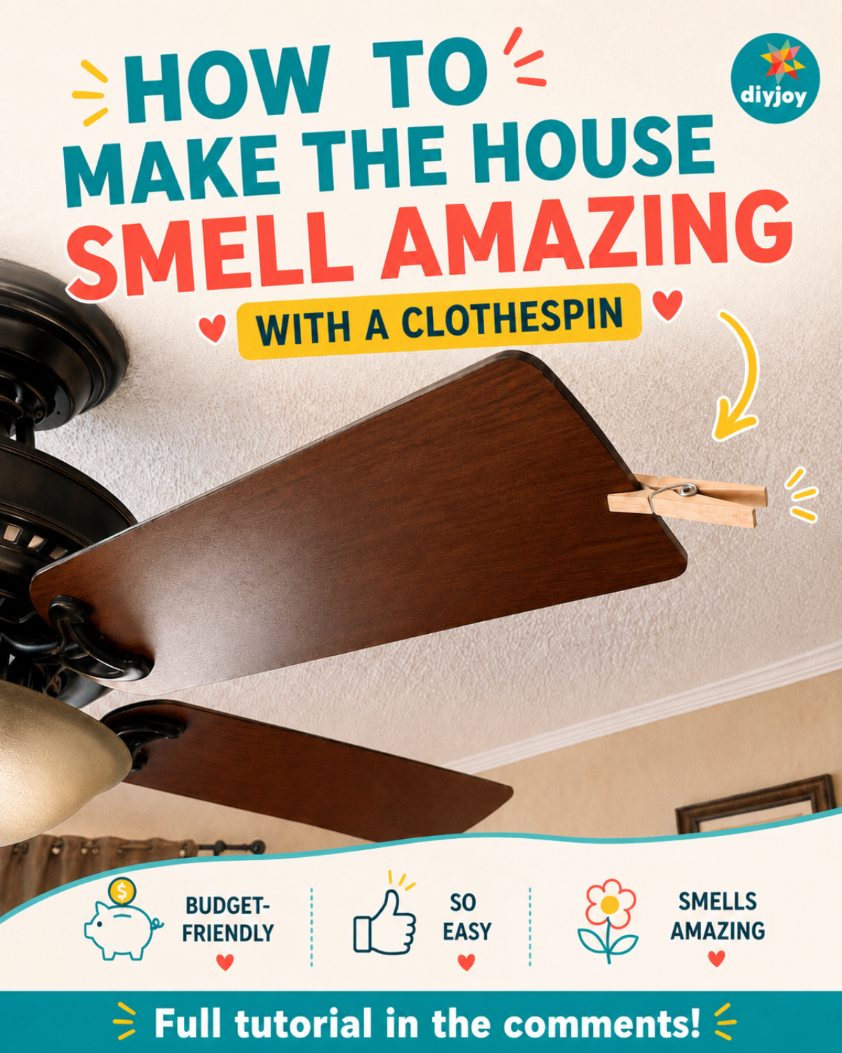 How to Make the House Smell Amazing with a Clothespin