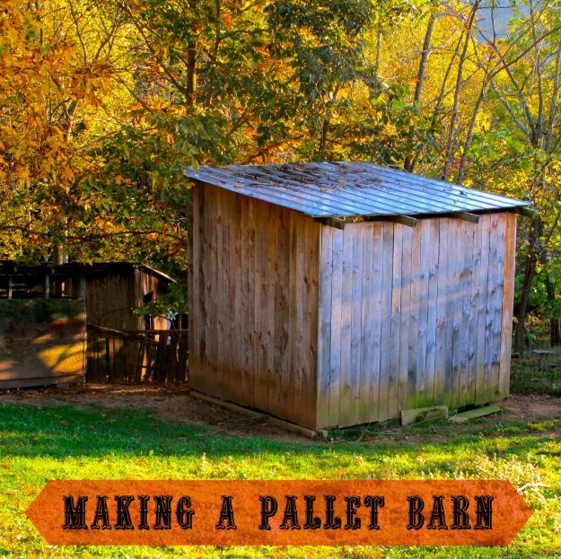 DIY Storage Sheds and Plans - Pallet Storage Barn - Cool and Easy Storage Shed Makeovers, Cheap Ideas to Build This Weekend, Basic Woodworking Projects to Add Extra Storage Space to Your Home or Small Backyard - How To Build A Shed With Pallets - Step by Step Tutorials and Instructions #storageideas #diyideas #diyhome