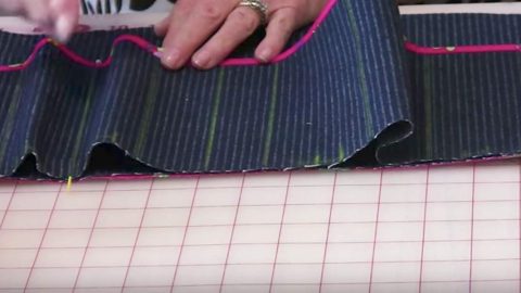 She Sews Down Each Green Line In The Fabric And The Reason She Does This Is So Clever (Watch!) | DIY Joy Projects and Crafts Ideas