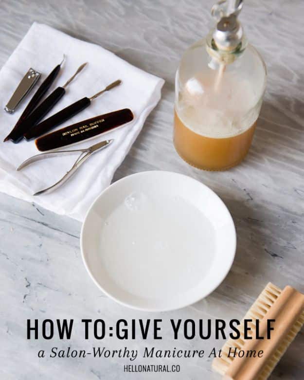 DIY Spa Day Ideas - Salon Worthy Manicure At Home - Easy Sugar Scrubs, Lotions and Bath Ideas for The Best Pampering You Can Do At Home - Lavender Projects, Relaxing Baths and Bath Bombs, Tub Soaks and Facials - Step by Step Tutorials for Luxury Bath Products 