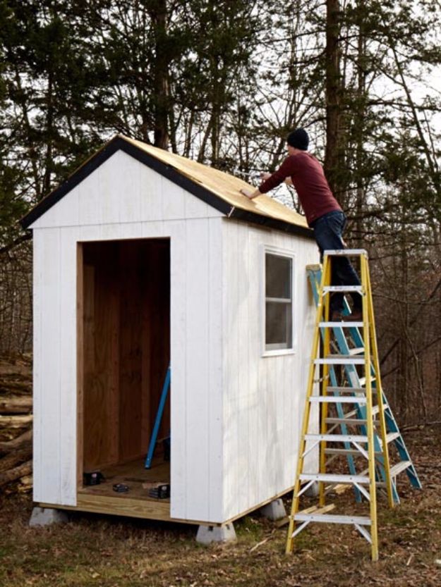 31 DIY Storage Sheds and Plans To Make This Weekend