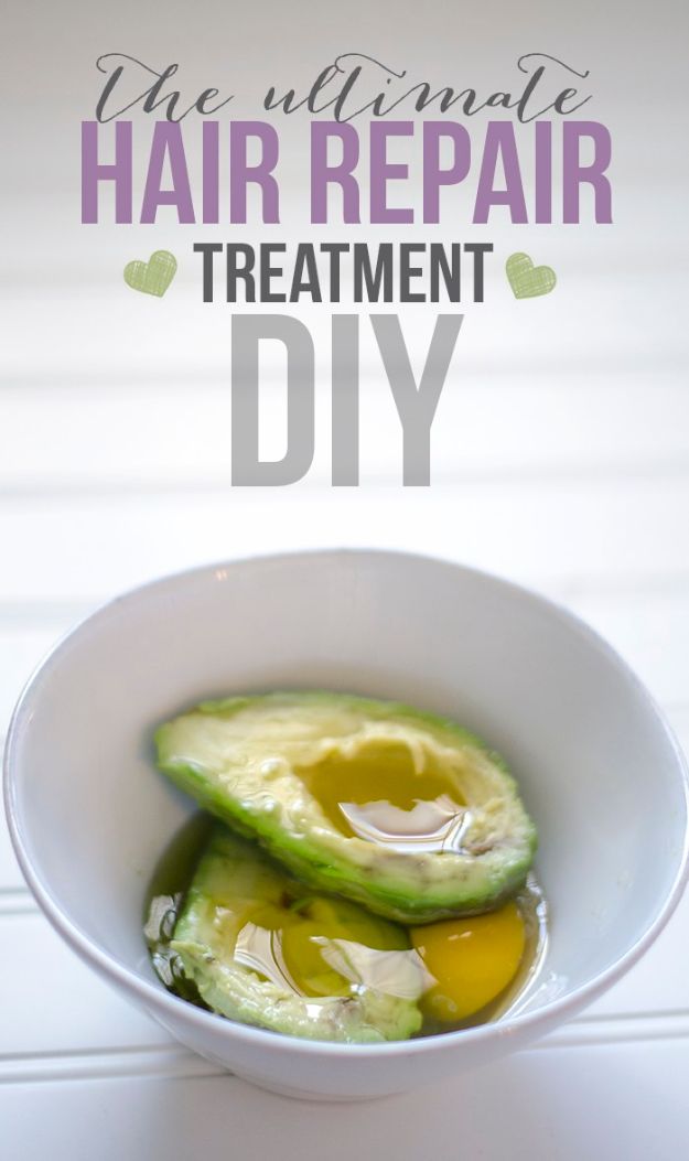 DIY Spa Day Ideas - Ultimate Hair Repair Treatment DIY - Easy Sugar Scrubs, Lotions and Bath Ideas for The Best Pampering You Can Do At Home - Lavender Projects, Relaxing Baths and Bath Bombs, Tub Soaks and Facials - Step by Step Tutorials for Luxury Bath Products 