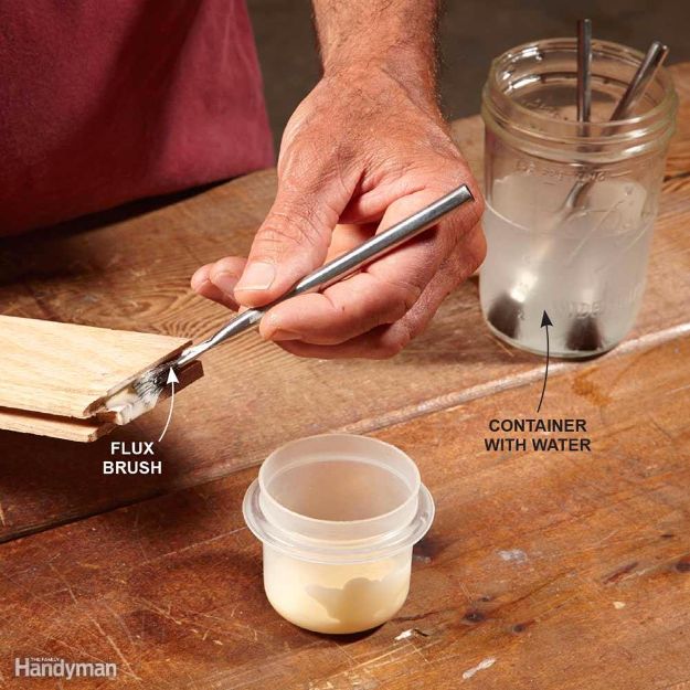 Cool Woodworking Tips - Apply Wood Glue With a Flux Brush - Easy Woodworking Ideas, Woodworking Tips and Tricks, Woodworking Tips For Beginners, Basic Guide For Woodworking - Refinishing Wood, Sanding and Staining, Cleaning Wood and Upcycling Pallets #woodworking