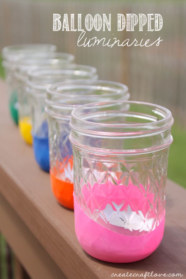 DIY Pool Party Ideas - Balloon Dipped Luminaries - Easy Decor Ideas for Pools - Best Pool Floats, Coolers, Party Foods and Drinks - Entertaining on A Budget - Step by Step Tutorials and Instructions - Summer Games and Fun Backyard Parties 