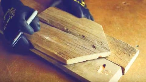 He Traces Onto Wooden Pallets And Nails Them Together For An Item You Must Have! | DIY Joy Projects and Crafts Ideas