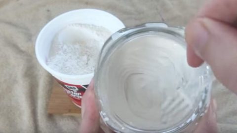 He Mixes Plaster Of Paris And Water But What He Adds Next Will Save You A Lot Of Money | DIY Joy Projects and Crafts Ideas