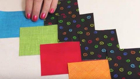 What She Does With These Colorful Squares Is Something You’ll Have To Make. Watch! | DIY Joy Projects and Crafts Ideas